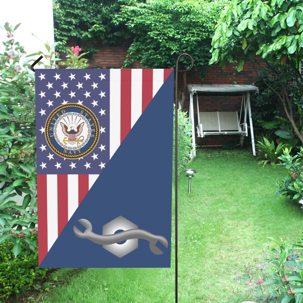 US Navy Construction Mechanic Navy CM House Flag 28 inches x 40 inches Twin-Side Printing-HouseFlag-Navy-Rate-Veterans Nation