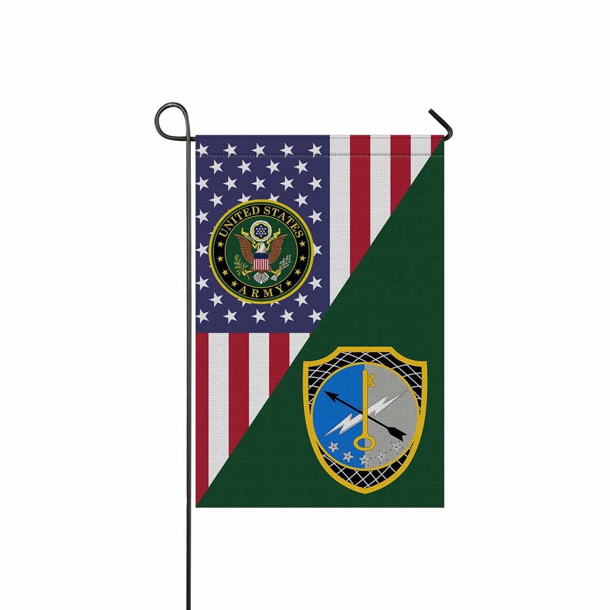 US ARMY 780TH MILITARY INTELLIGENCE BRIGADE Garden Flag/Yard Flag 12 inches x 18 inches Twin-Side Printing-GDFlag-Army-CSIB-Veterans Nation