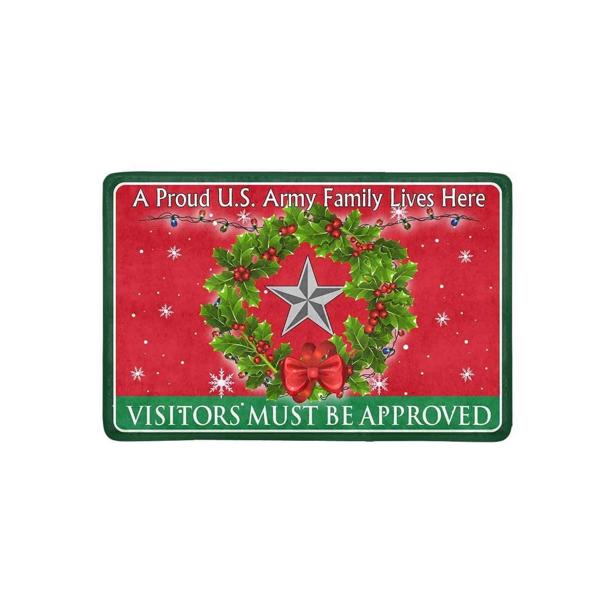 US Army O-7 Brigadier General O7 BG General Officer Ranks - Visitors must be approved Christmas Doormat-Doormat-Army-Ranks-Veterans Nation