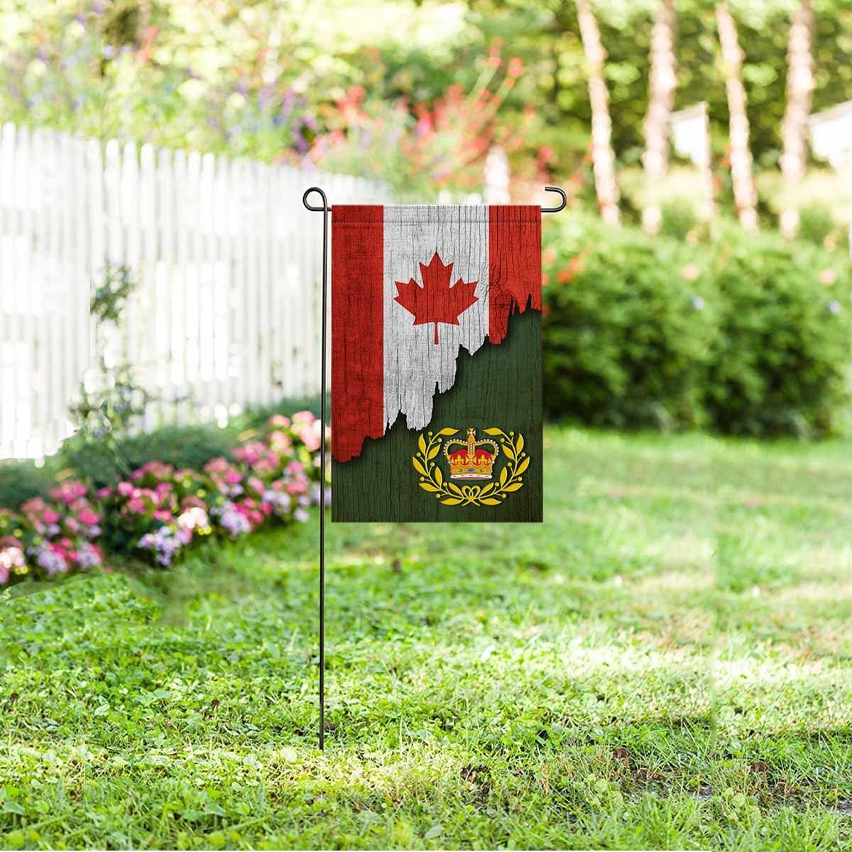 Canadian Army Master Warrant Officer (MWO) Garden Flag 12Inch x 18Inch Twin-Side Printing-Garden Flag-Veterans Nation