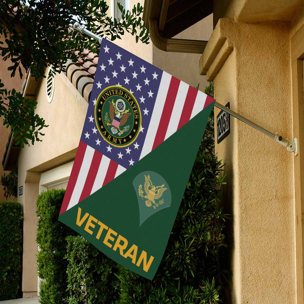 US Army E-4 SPC E4 SP4 Specialist 4 Specialist 3rd Class Veteran House Flag 28 Inch x 40 Inch 2-Side Printing-HouseFlag-Army-Ranks-Veterans Nation