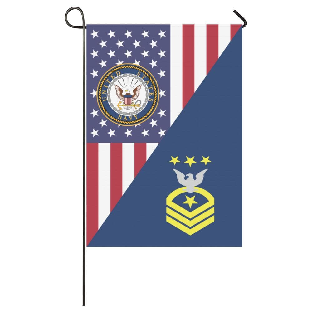 US Navy E-9 Master Chief Petty Officer Of The Navy E9 MCPON Collar Device House Flag 28 inches x 40 inches Twin-Side Printing-HouseFlag-Navy-Collar-Veterans Nation