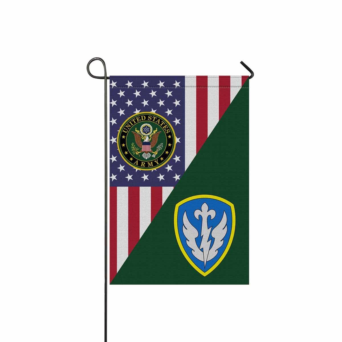 US ARMY 504TH BATTLEFIELD SURVEILLANCE Garden Flag/Yard Flag 12 inches x 18 inches Twin-Side Printing-GDFlag-Army-CSIB-Veterans Nation