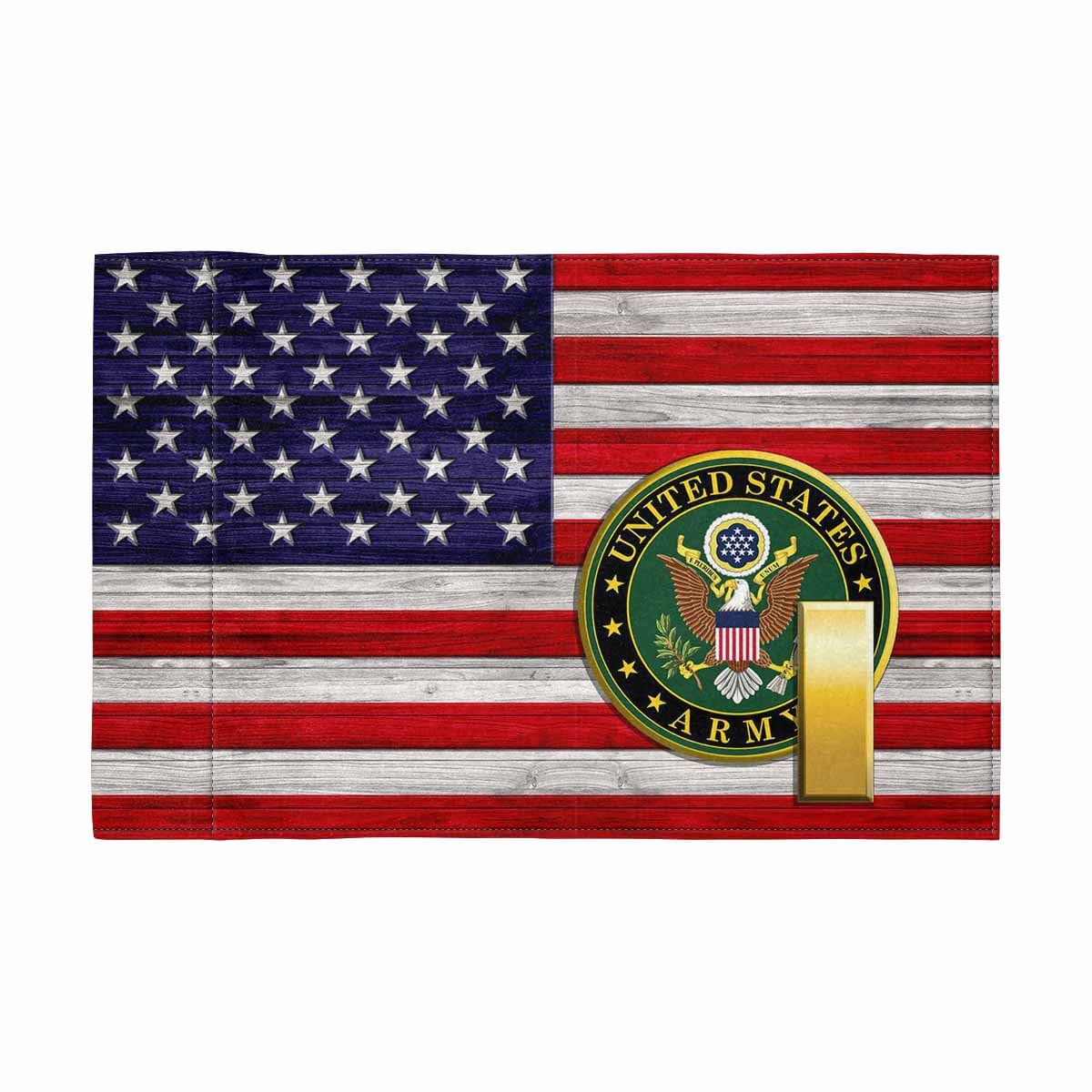 US Army O-1 Motorcycle Flag 9" x 6" Twin-Side Printing D02-Garden Flag-Veterans Nation