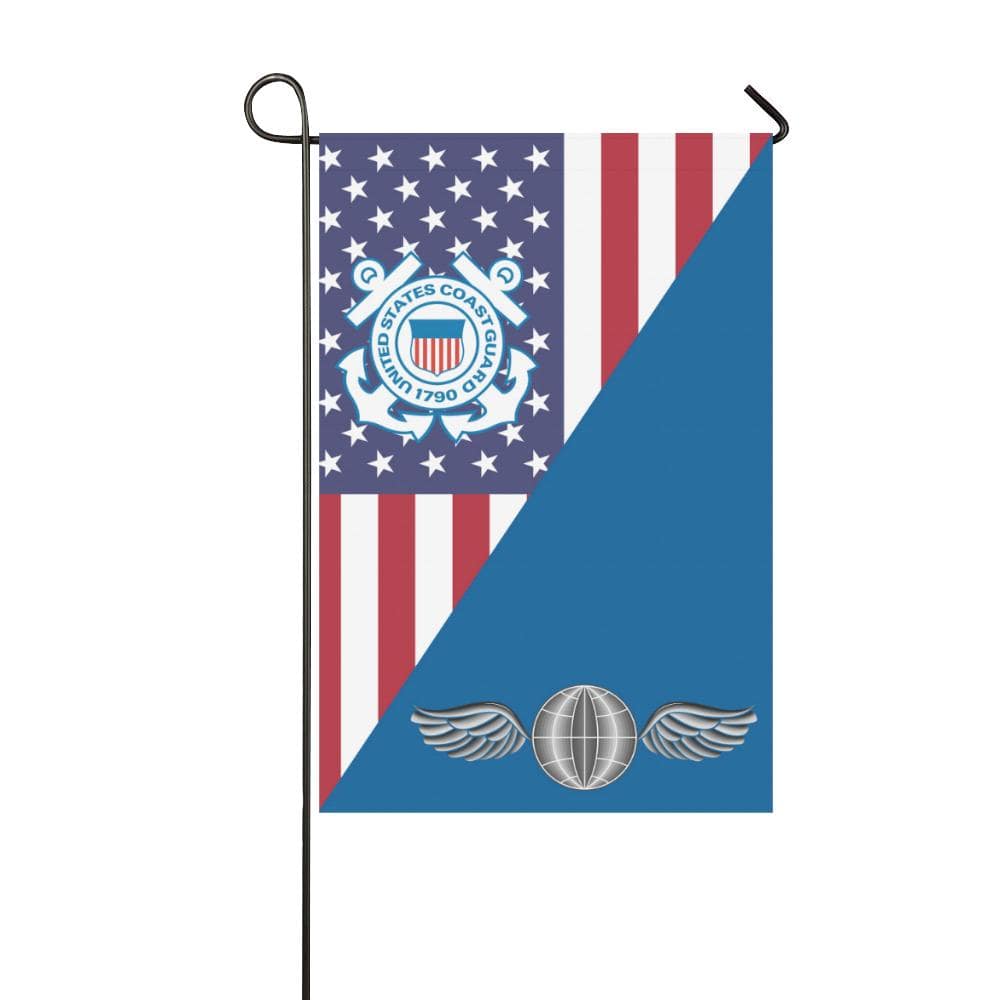 US Coast Guard Aviation Electricians Mate AE Garden Flag/Yard Flag 12 inches x 18 inches-GDFlag-USCG-Rate-Veterans Nation