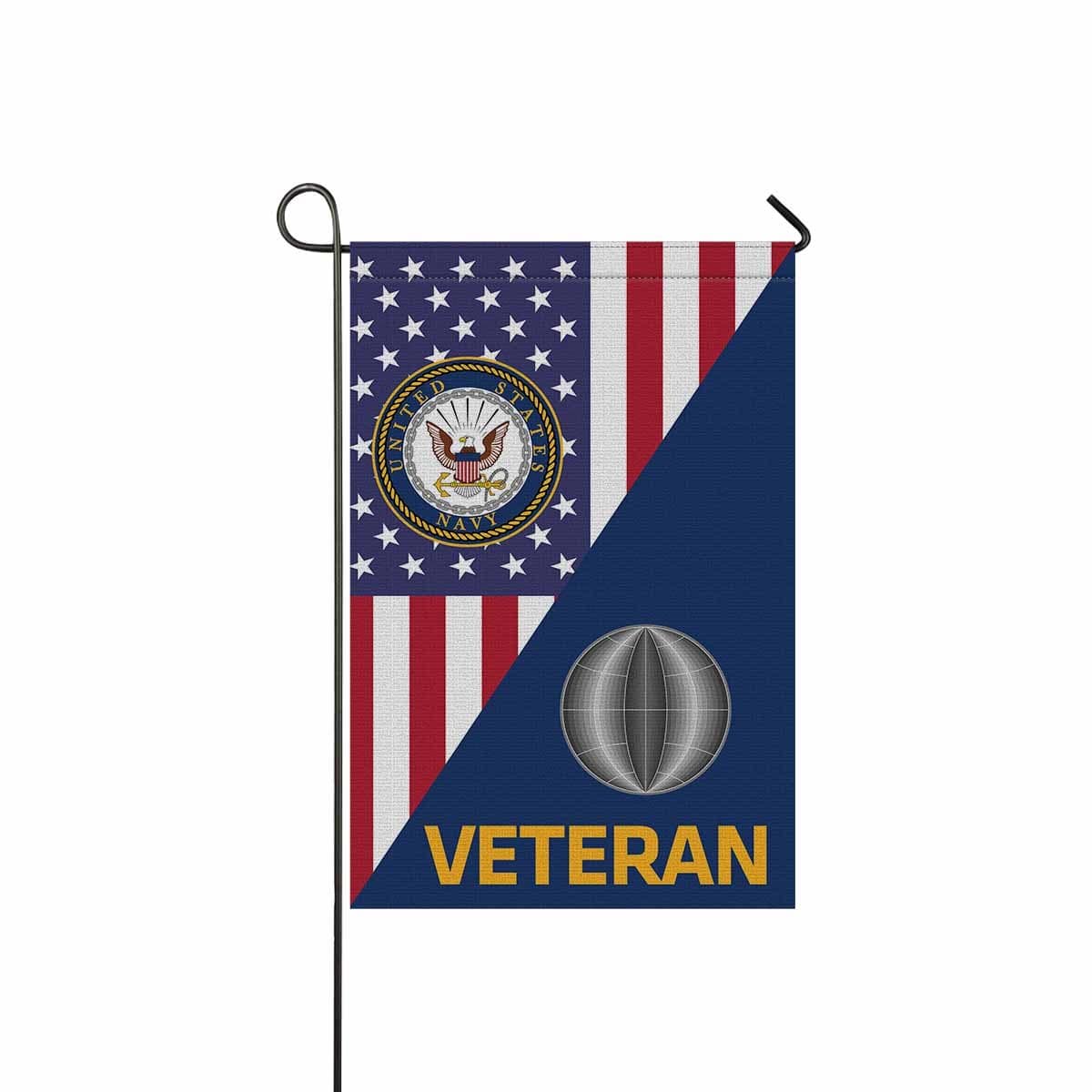 Navy Electrician's mate Navy EM Veteran Garden Flag/Yard Flag 12 inches x 18 inches Twin-Side Printing-GDFlag-Navy-Rate-Veterans Nation