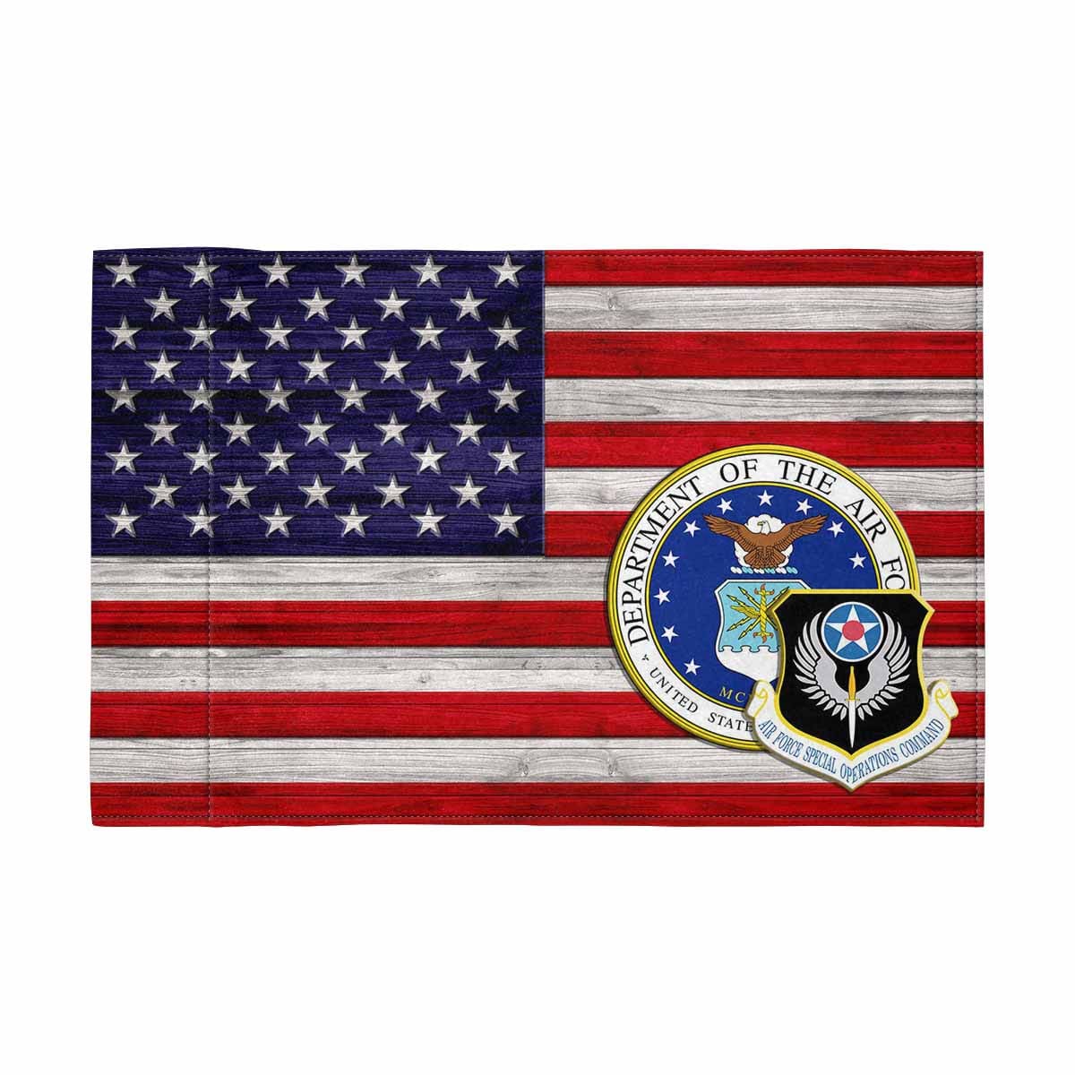 US Air Force Special Operations Command Motorcycle Flag 9" x 6" Twin-Side Printing D02-MotorcycleFlag-USAF-Veterans Nation