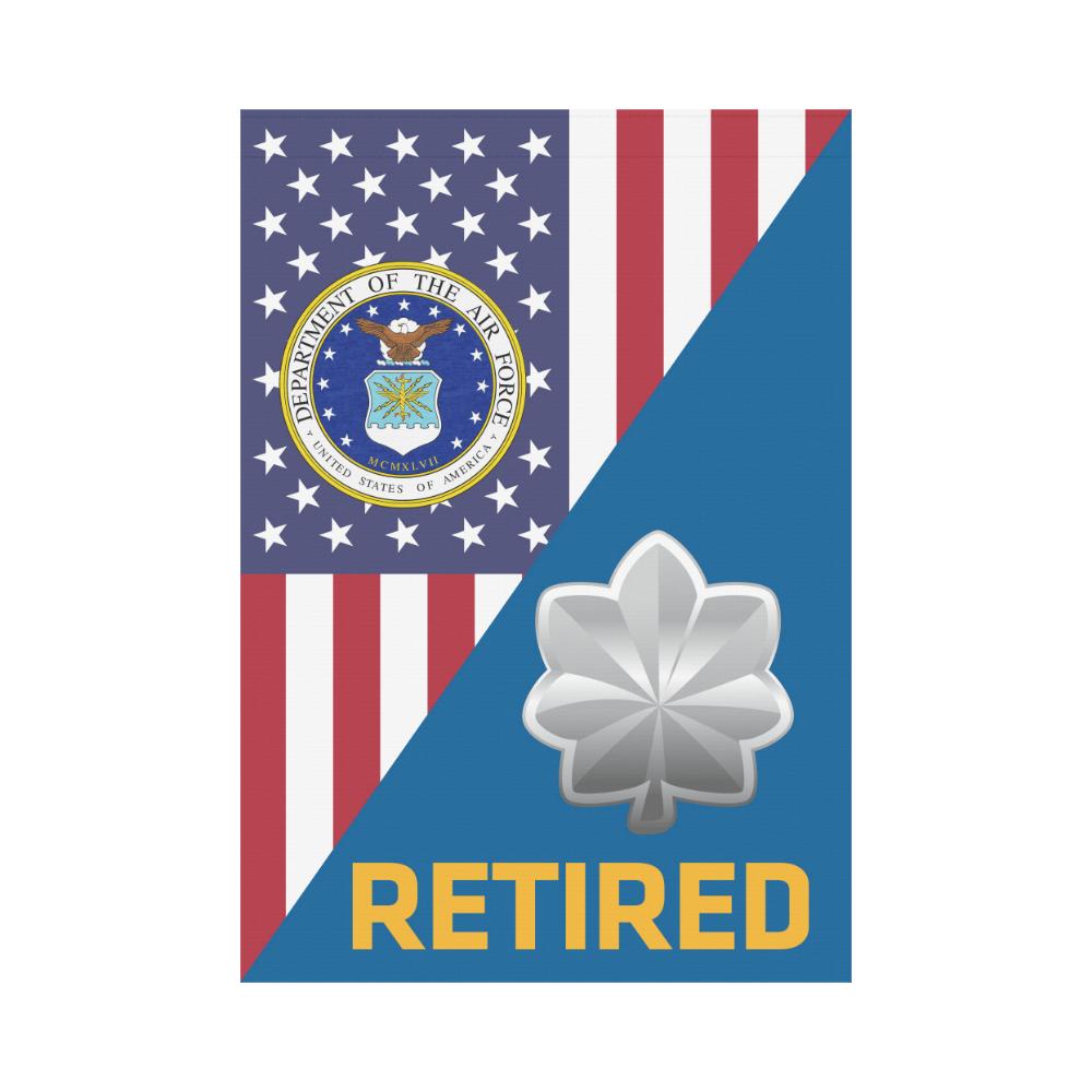 US Air Force O-5 Lieutenant Colonel Lt Co O5 Retired House Flag 28 inches x 40 inches Twin-Side Printing-HouseFlag-USAF-Ranks-Veterans Nation