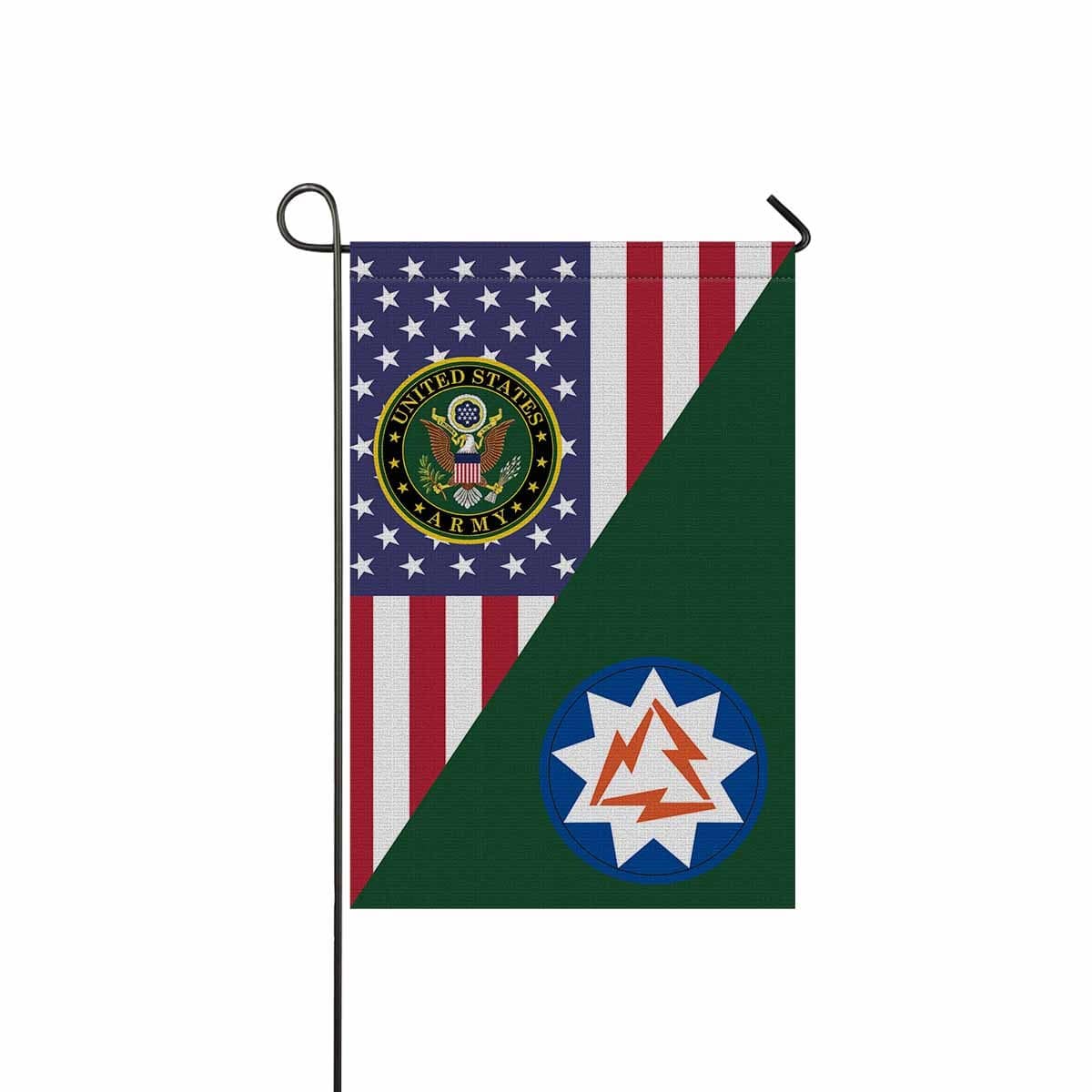 US ARMY 93RD SIGNAL BRIGADE Garden Flag/Yard Flag 12 inches x 18 inches Twin-Side Printing-GDFlag-Army-CSIB-Veterans Nation