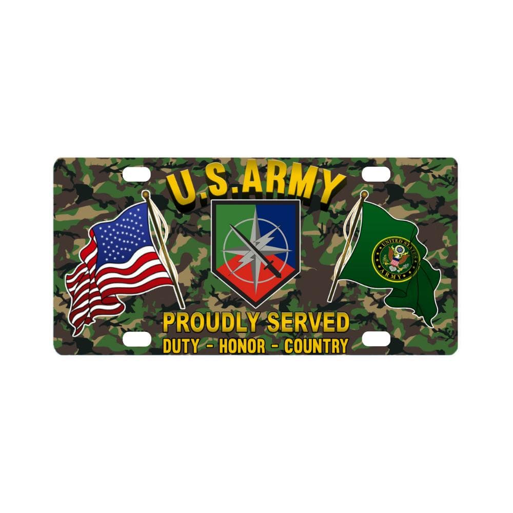 US ARMY 648 MANEUVER ENHANCEMENT BRIGADE- Classic License Plate-LicensePlate-Army-CSIB-Veterans Nation