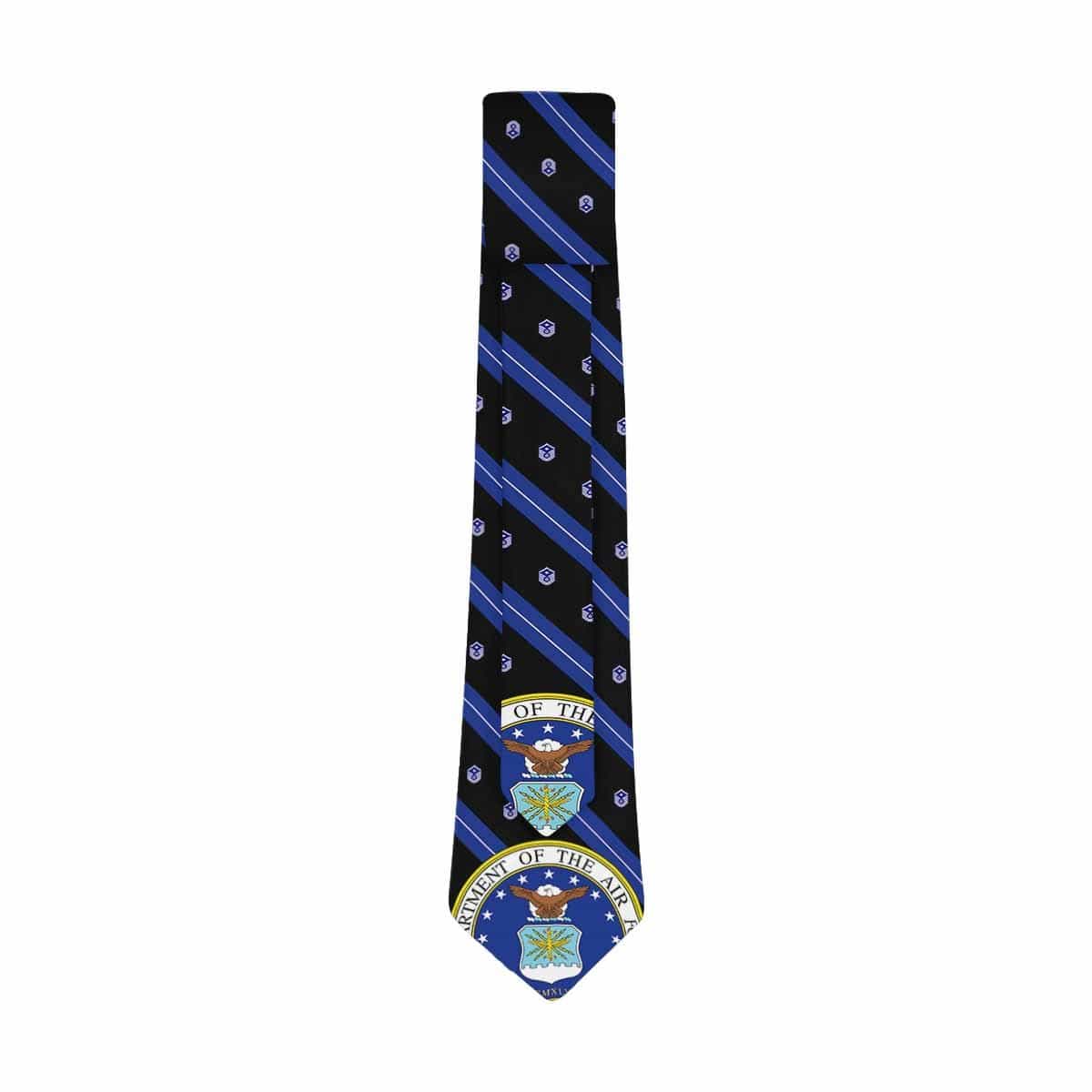 US Air Force E-7 First Sergeant Classic Necktie (Two Sides)-Necktie-USAF-Ranks-Veterans Nation