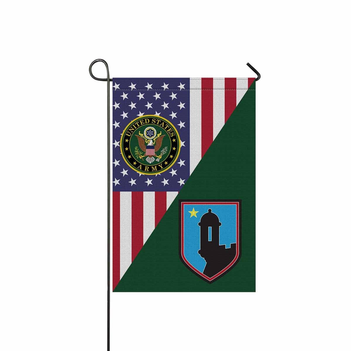 US ARMY 191 SUPPORT GROUP Garden Flag/Yard Flag 12 inches x 18 inches Twin-Side Printing-GDFlag-Army-CSIB-Veterans Nation