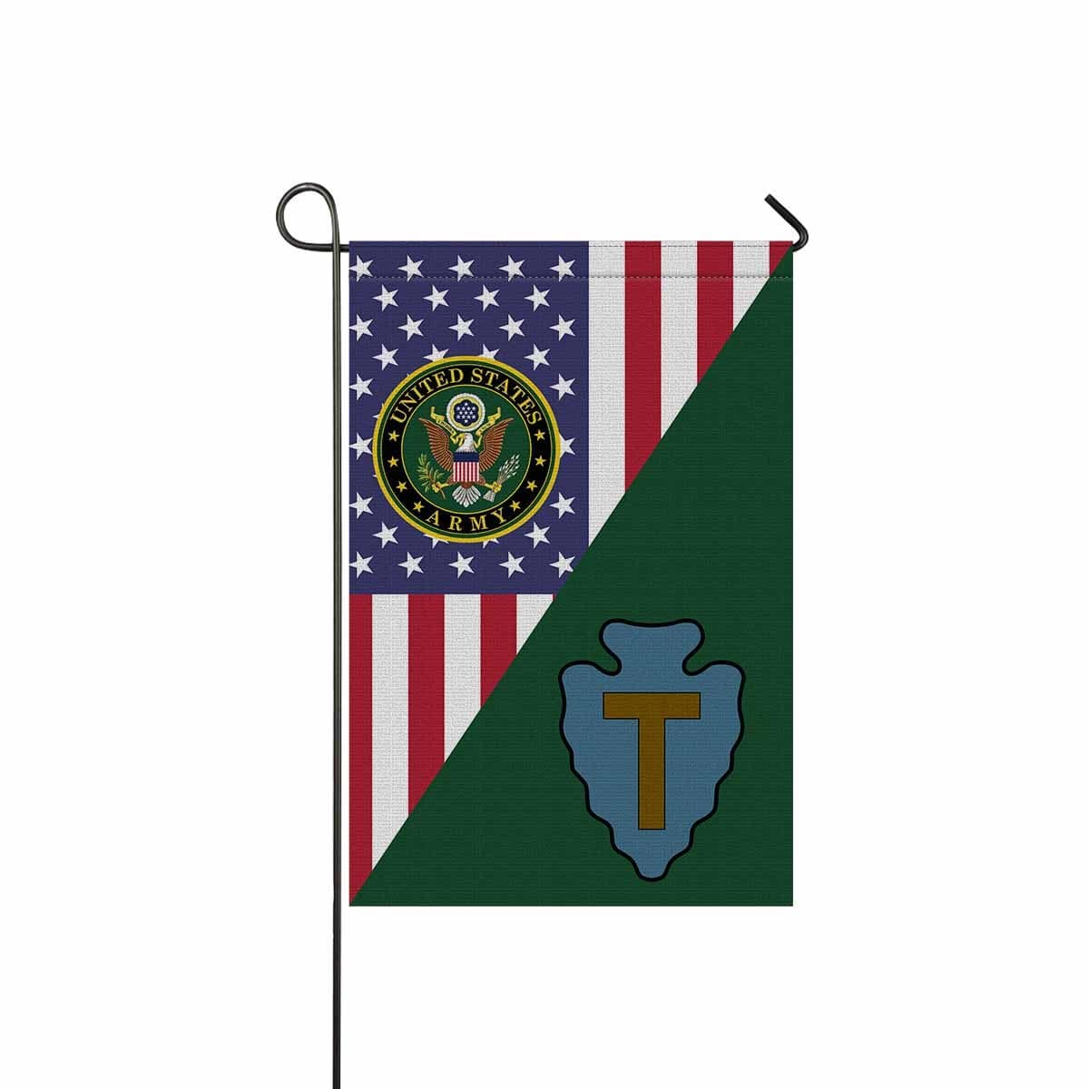 US ARMY 36TH INFANTRY DIVISION Garden Flag/Yard Flag 12 inches x 18 inches Twin-Side Printing-GDFlag-Army-CSIB-Veterans Nation