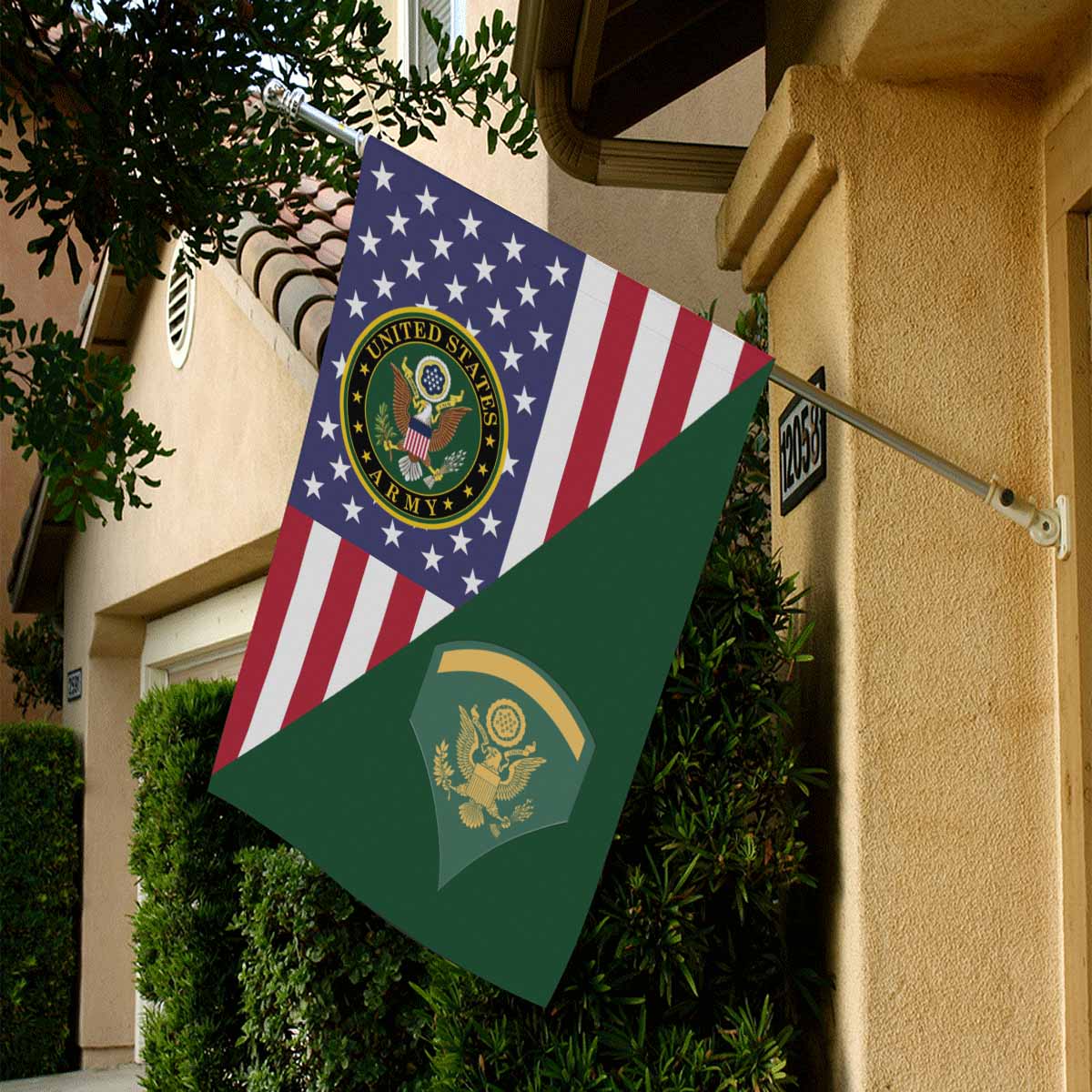 US Army E-5 SPC E5 SP5 Specialist 5 Specialist 2nd Class House Flag 28 inches x 40 inches 2-Side Printing-HouseFlag-Army-Ranks-Veterans Nation