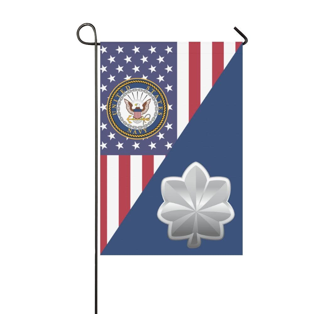 US Navy O-5 Commander O5 CDR Senior Officer Garden Flag/Yard Flag 12 inches x 18 inches Twin-Side Printing-GDFlag-Navy-Officer-Veterans Nation