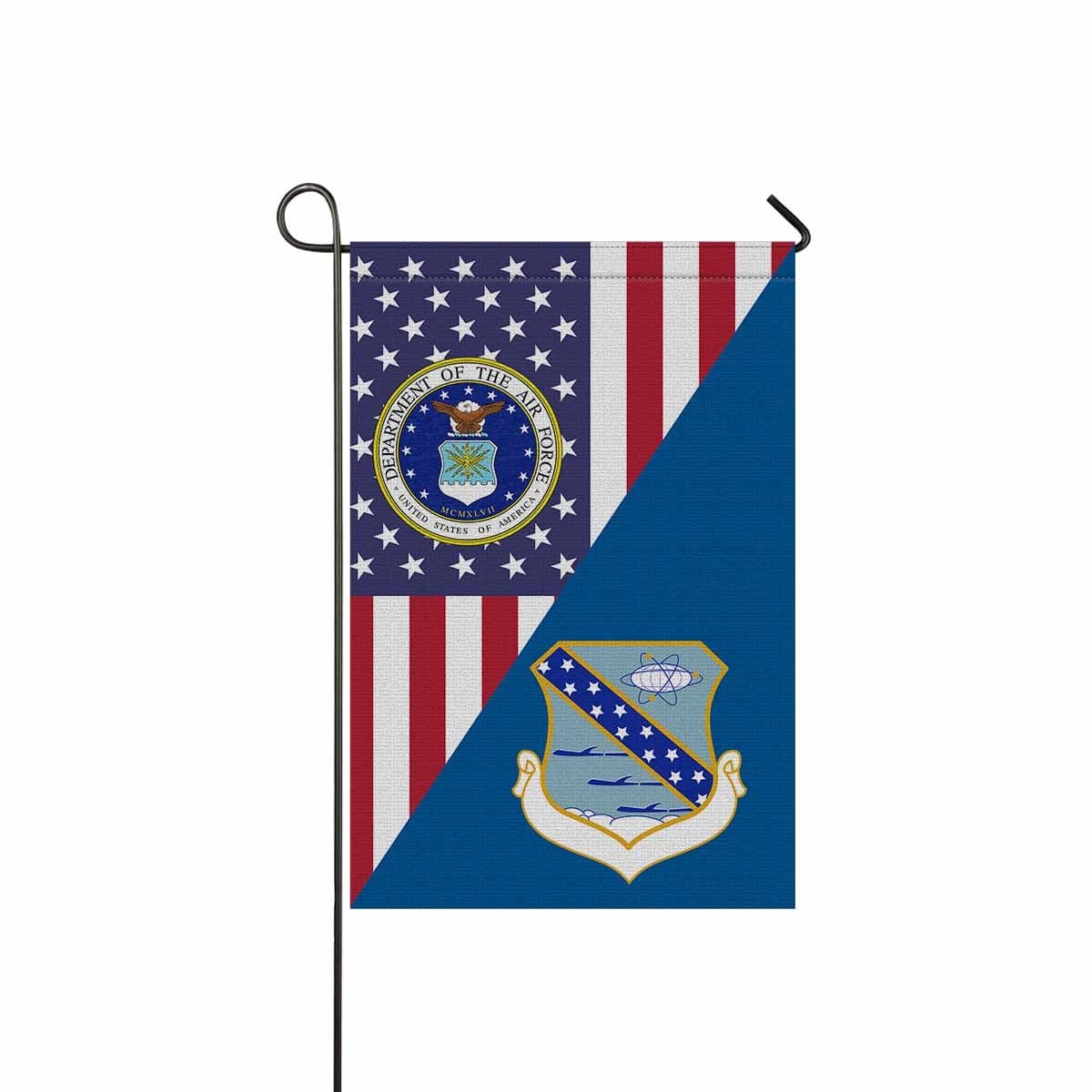 US Air Force 821st Strategic Aerospace Division Garden Flag/Yard Flag 12 inches x 18 inches Twin-Side Printing-GDFlag-USAF-AirDivision-Veterans Nation