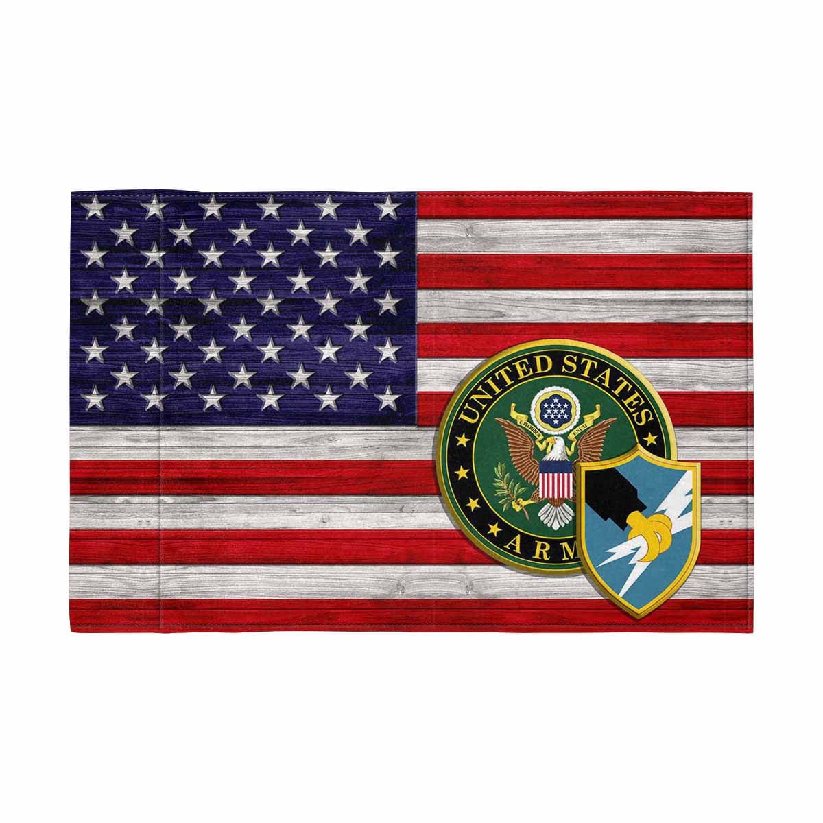 US Army Security Agency Motorcycle Flag 9" x 6" Twin-Side Printing D02-Garden Flag-Veterans Nation