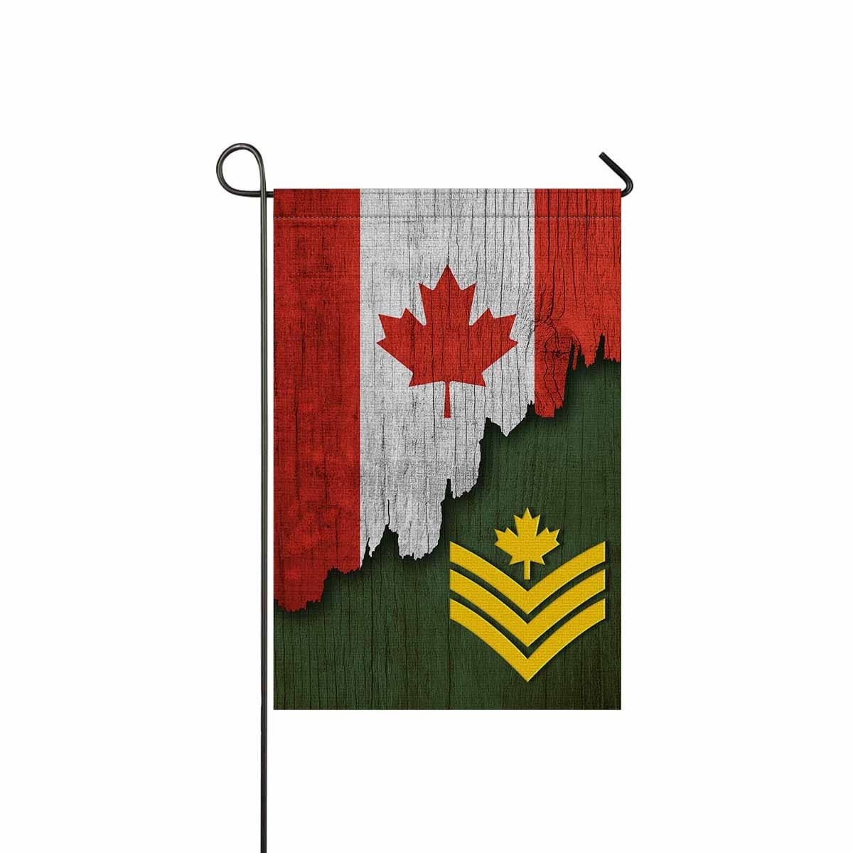 Canadian Army Sergeant (Sgt) Garden Flag 12Inch x 18Inch Twin-Side Printing-Garden Flag-Veterans Nation