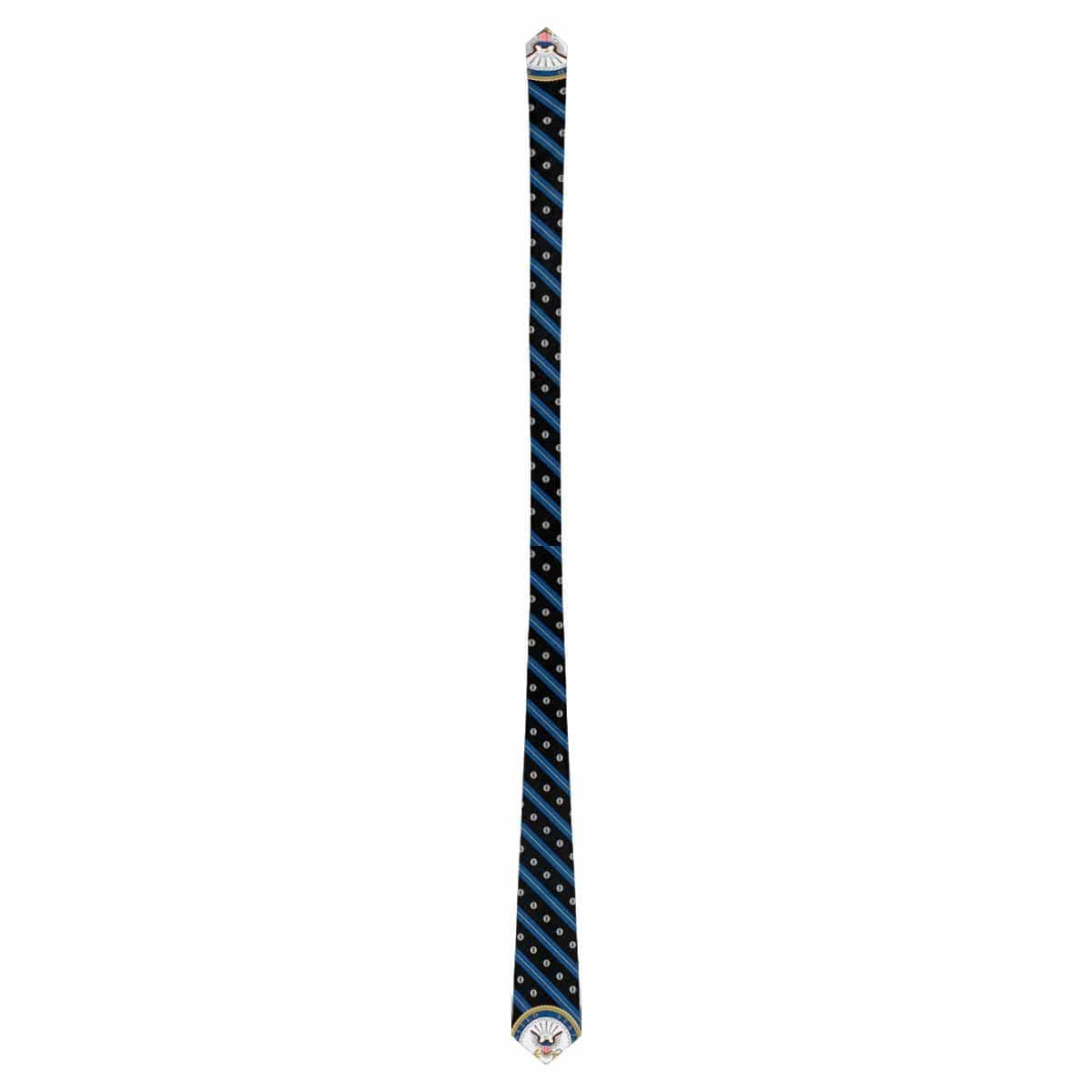US Navy Electrician's mate Navy EM Classic Necktie (Two Sides)-Necktie-Navvy-Rate-Veterans Nation