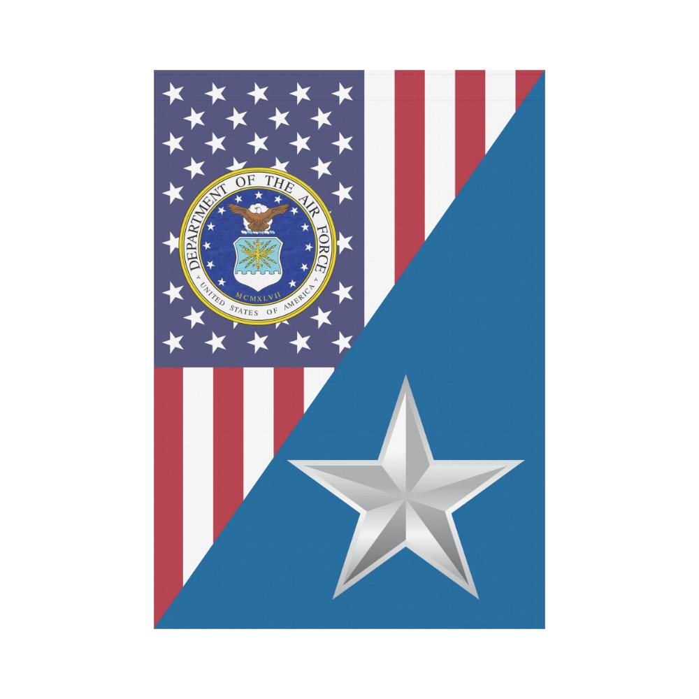 US Air Force O-7 Brigadier General Brig O7 General House Flag 28 inches x 40 inches Twin-Side Printing-HouseFlag-USAF-Ranks-Veterans Nation