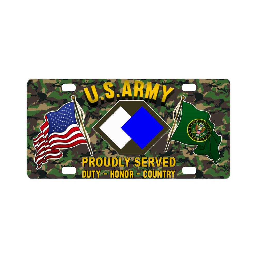 US ARMY 96TH SUSTAINMENT BRIGADE - Classic License Plate-LicensePlate-Army-CSIB-Veterans Nation