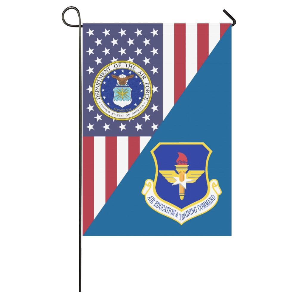 US Air Force Air Education and Training Command House Flag 28 inches x 40 inches Twin-Side Printing-HouseFlag-USAF-Shield-Veterans Nation