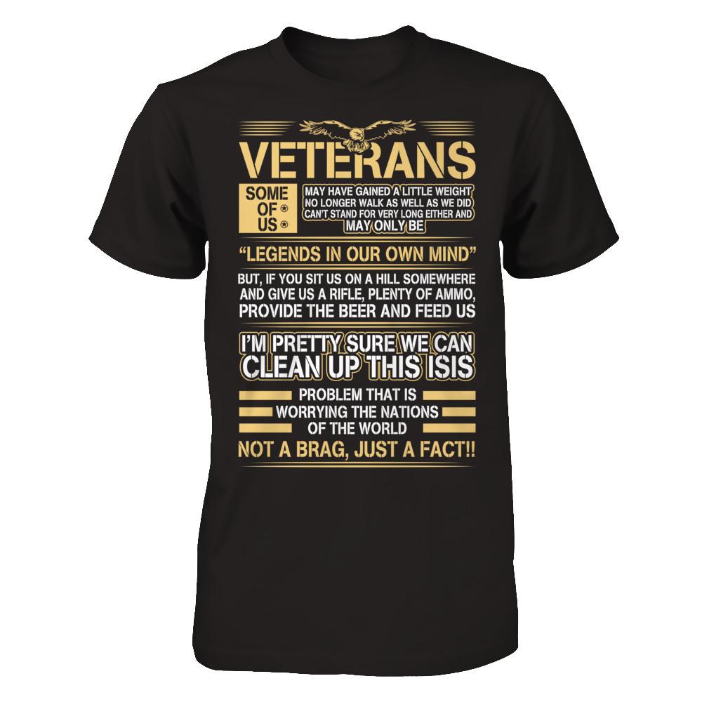 Military T-Shirt "Veteran - Legend In Our Mind"-TShirt-General-Veterans Nation