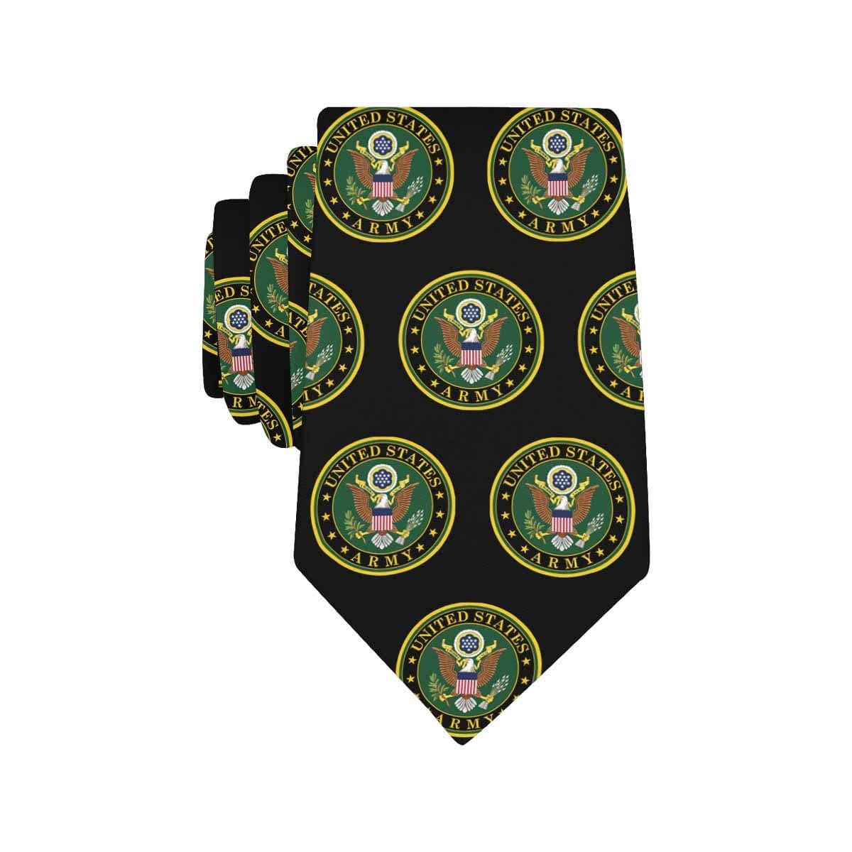 Army Eagle Classic Necktie (Two Sides)-Necktie-Army-Branch-Veterans Nation