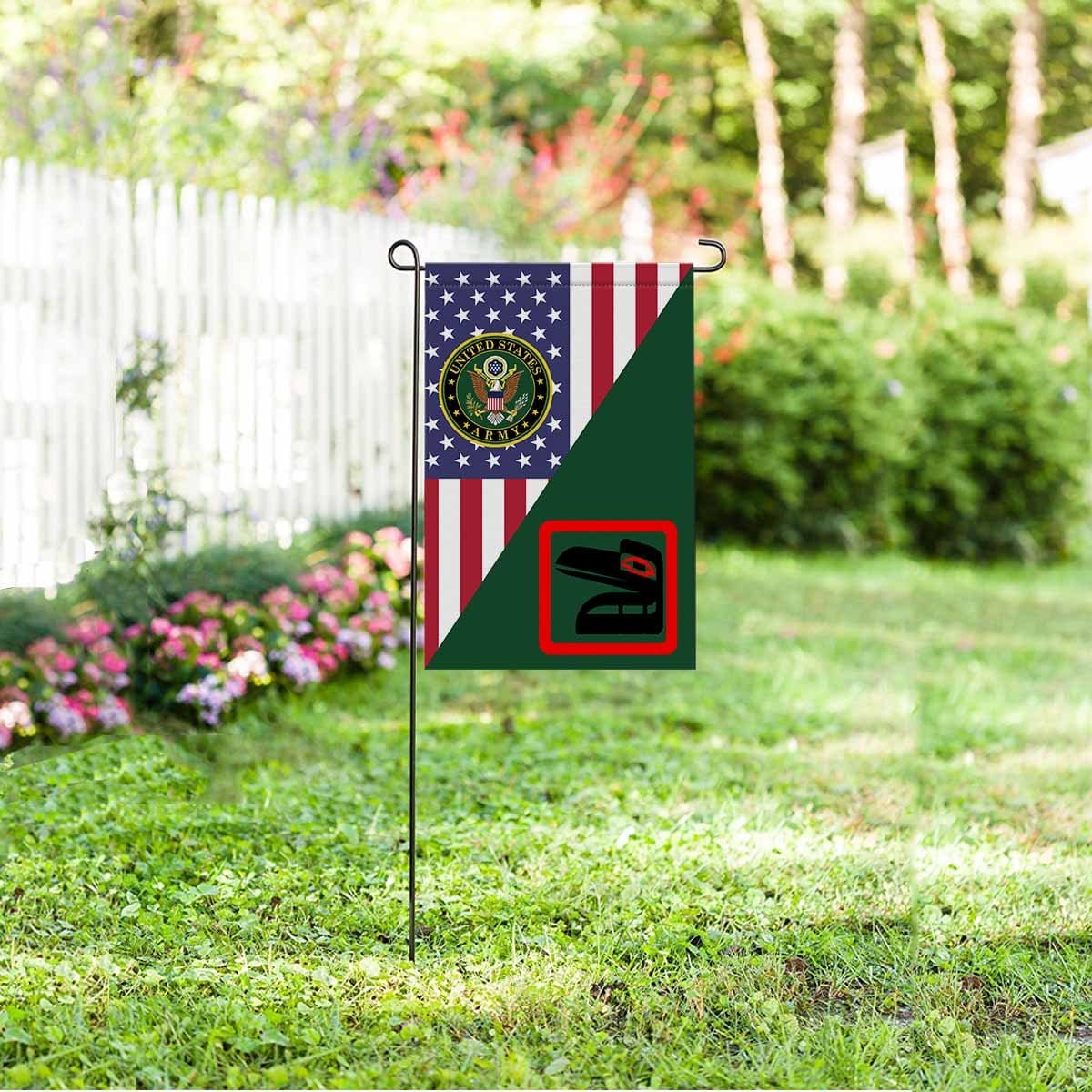 US ARMY 81ST ARMORED BRIGADE COMBAT TEAM Garden Flag/Yard Flag 12 inches x 18 inches Twin-Side Printing-GDFlag-Army-CSIB-Veterans Nation