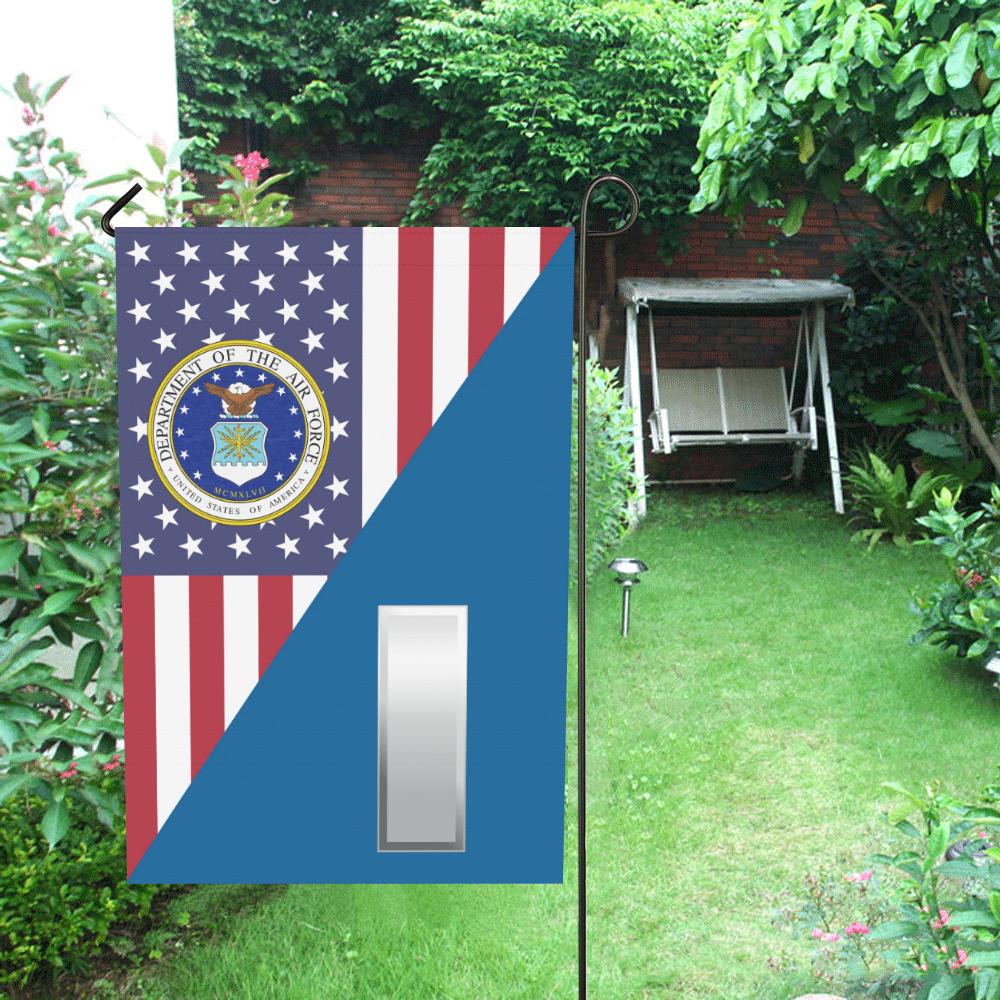 US Air Force O-2 First Lieutenant 1st L O2 House Flag 28 inches x 40 inches Twin-Side Printing-HouseFlag-USAF-Ranks-Veterans Nation