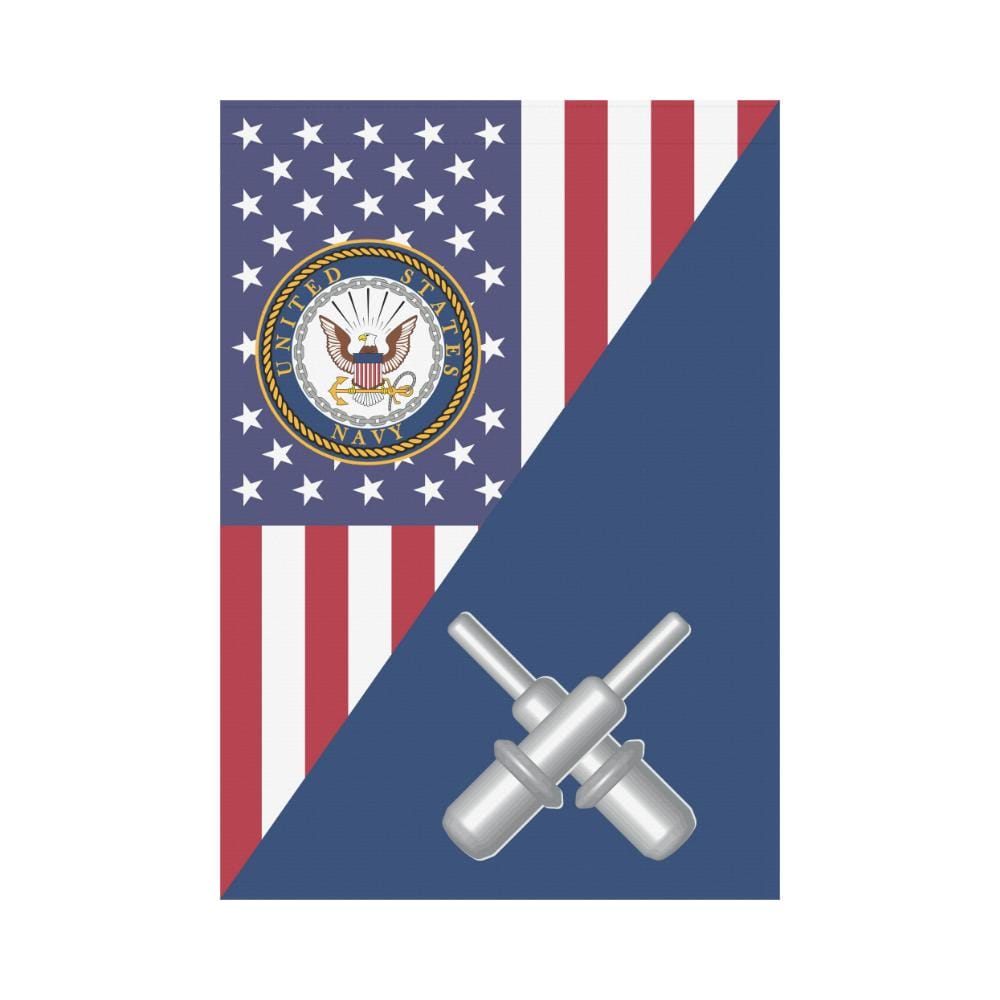 US Navy Gunner's mate Navy GM House Flag 28 inches x 40 inches Twin-Side Printing-HouseFlag-Navy-Rate-Veterans Nation