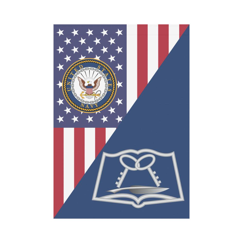 US Navy Mess Management Specialist Navy MS House Flag 28 inches x 40 inches Twin-Side Printing-HouseFlag-Navy-Rate-Veterans Nation