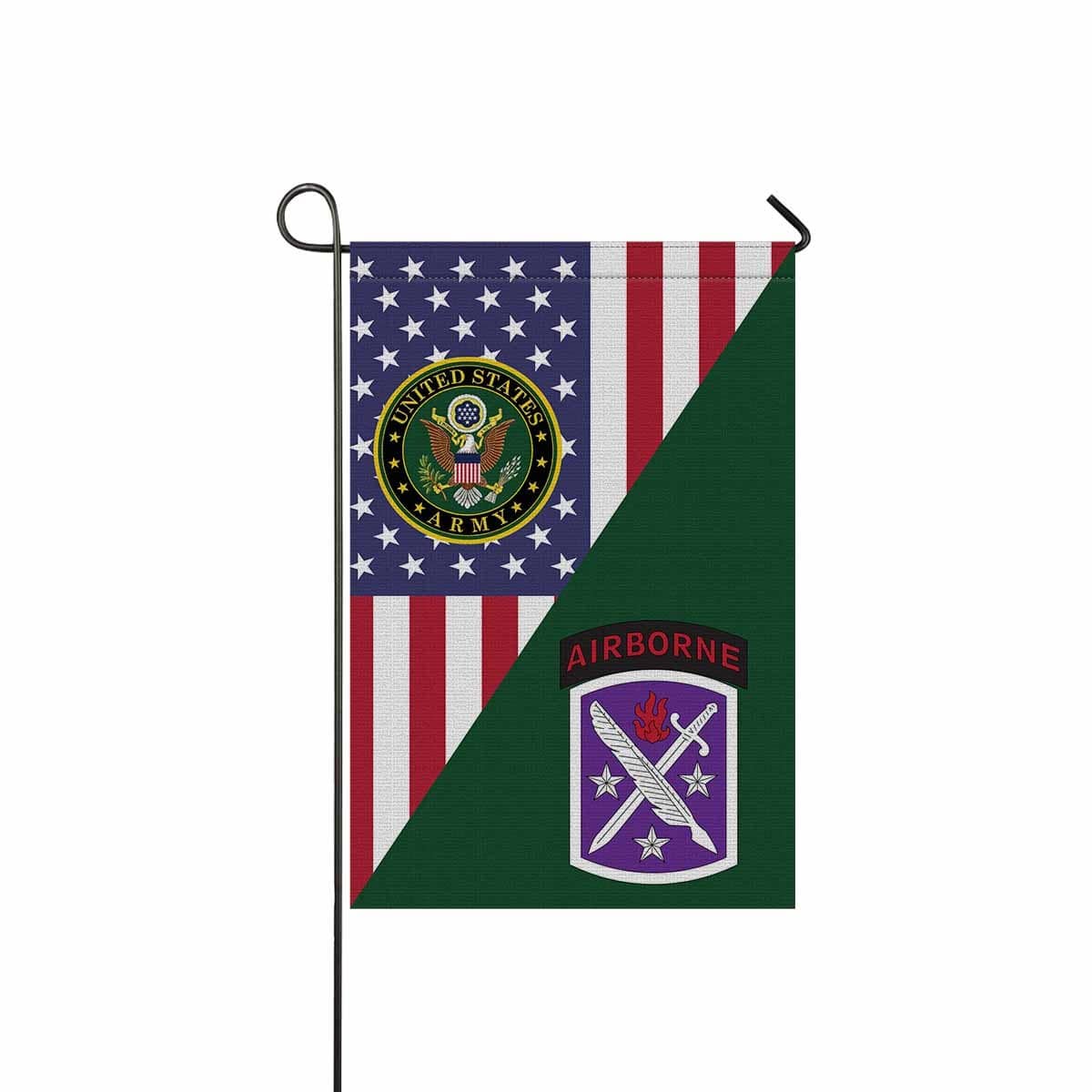 US ARMY 95TH CIVIL AFFAIRS BRIGADE Garden Flag/Yard Flag 12 inches x 18 inches Twin-Side Printing-GDFlag-Army-CSIB-Veterans Nation