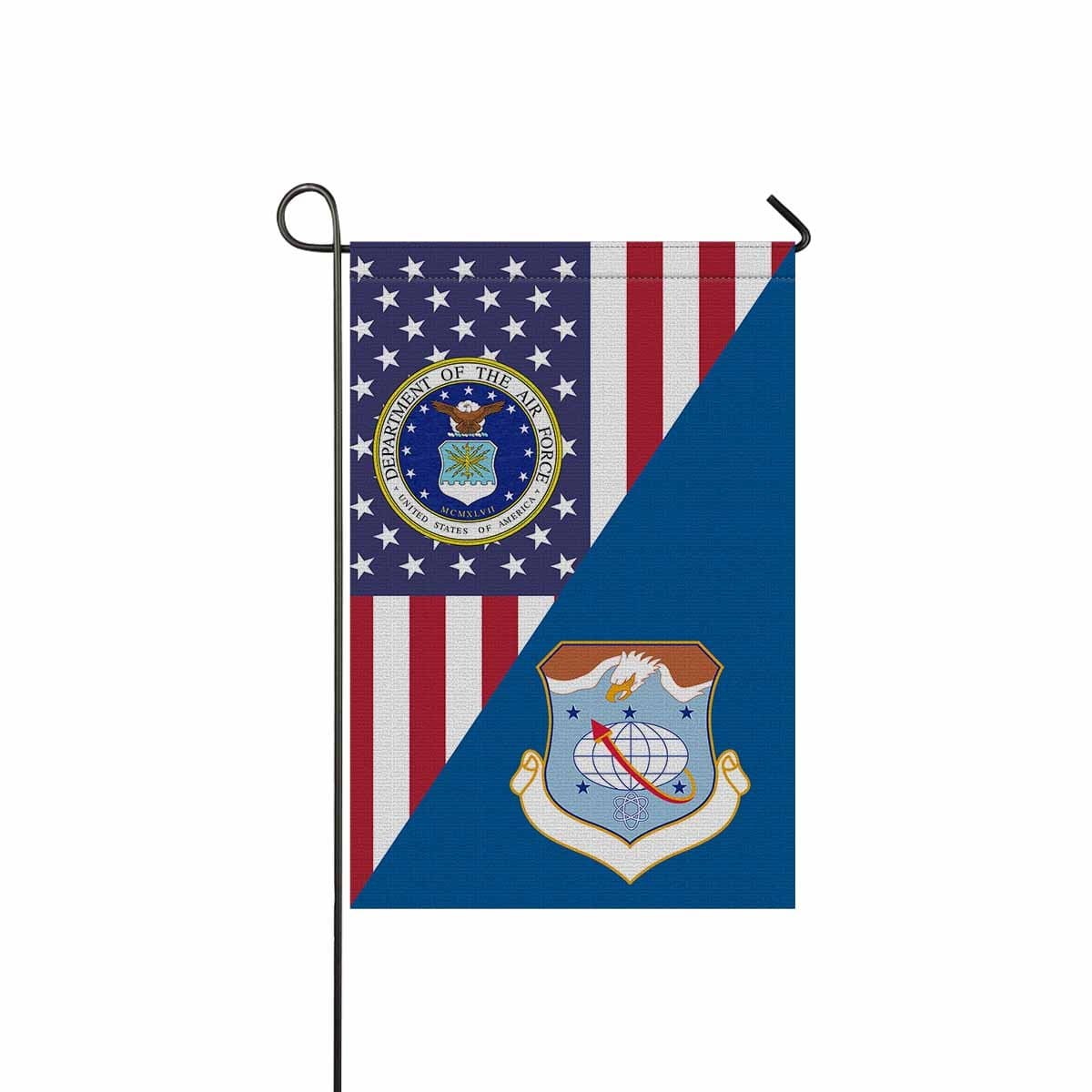 US Air Force 820th Strategic Aerospace Division Garden Flag/Yard Flag 12 inches x 18 inches Twin-Side Printing-GDFlag-USAF-AirDivision-Veterans Nation