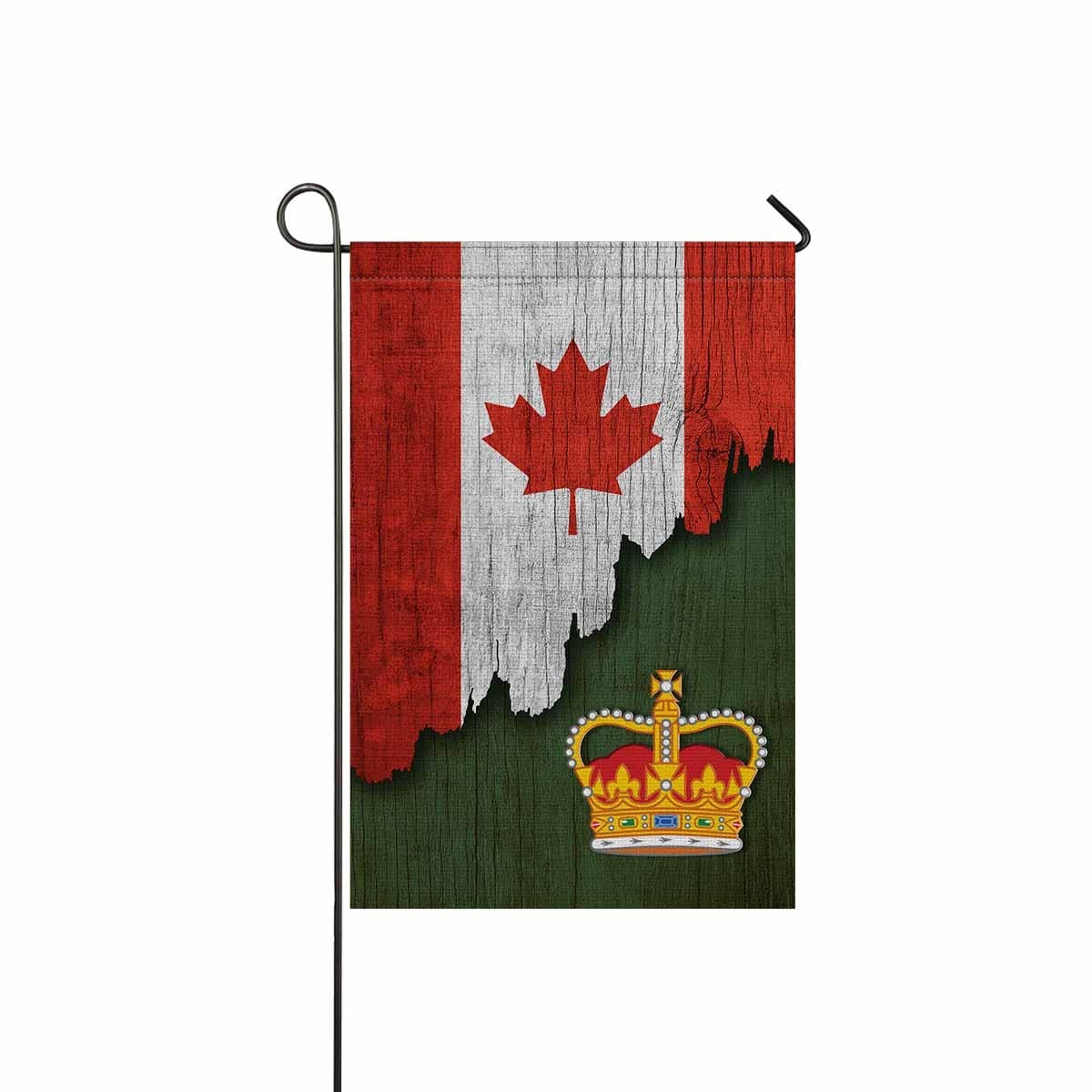 Canadian Army Warrant Officer (WO) Garden Flag 12Inch x 18Inch Twin-Side Printing-Garden Flag-Veterans Nation