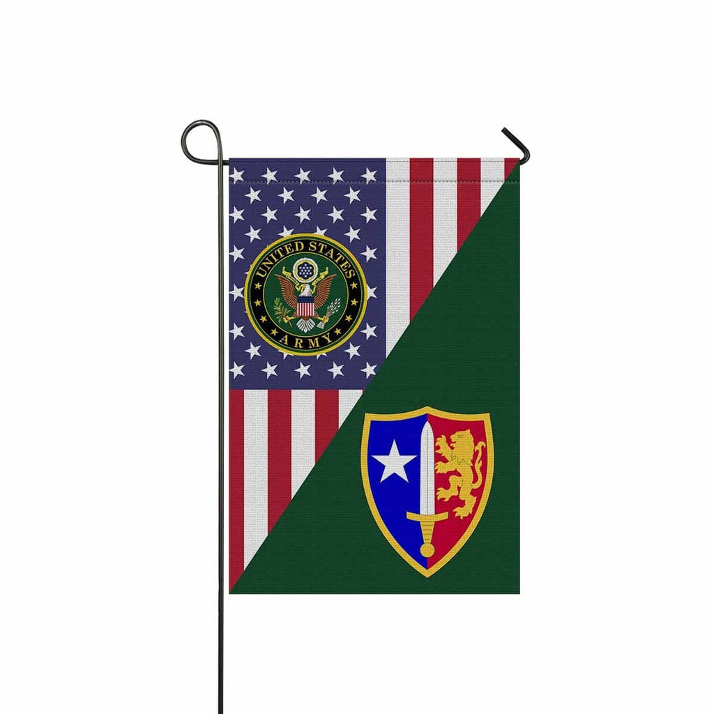 US ARMY USA NORTH ATLANTIC TREATY ORGANIZATION (NATO) Garden Flag/Yard Flag 12 inches x 18 inches Twin-Side Printing-GDFlag-Army-CSIB-Veterans Nation
