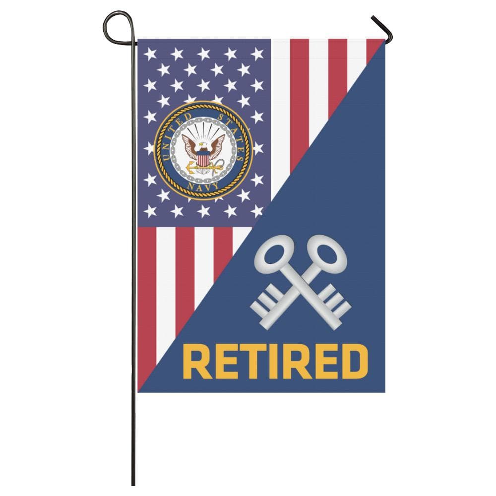 US Navy Storekeeper Navy SK Retired House Flag 28 inches x 40 inches Twin-Side Printing-HouseFlag-Navy-Rate-Veterans Nation