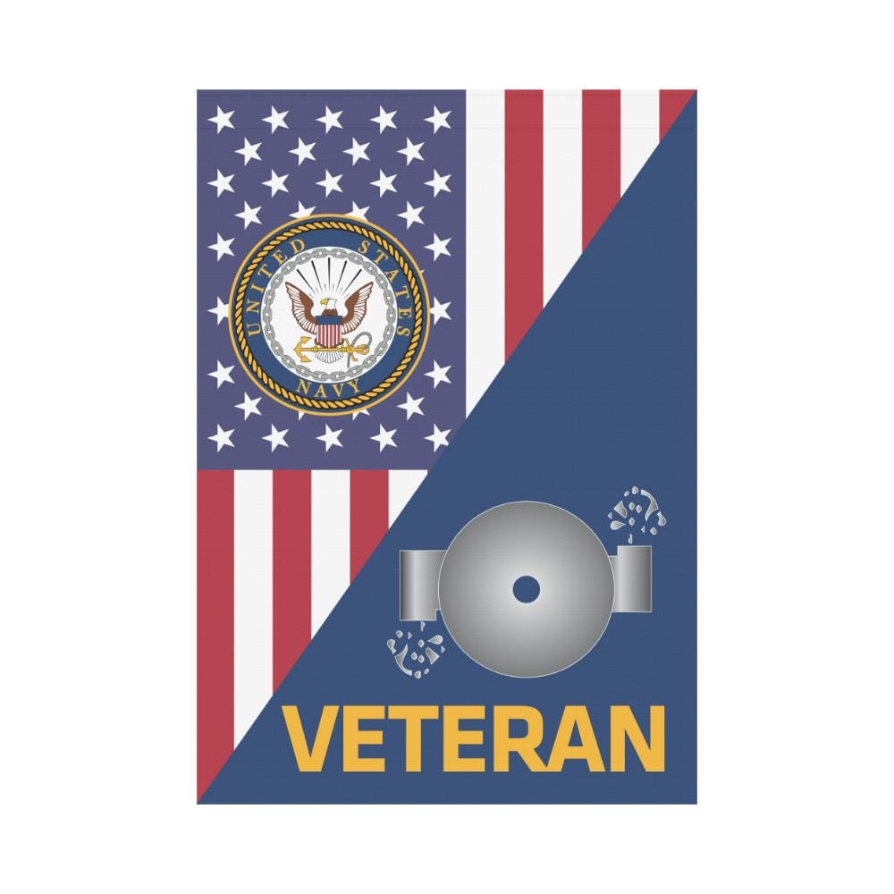 US Navy Boiler technician Navy BT Veteran House Flag 28 inches x 40 inches Twin-Side Printing-HouseFlag-Navy-Rate-Veterans Nation