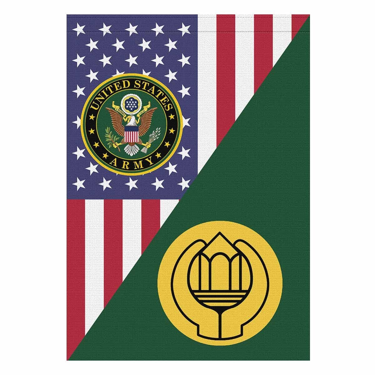 US Army Chaplain Assistant House Flag 28 Inch x 40 Inch Twin-Side Printing-HouseFlag-Army-Branch-Veterans Nation