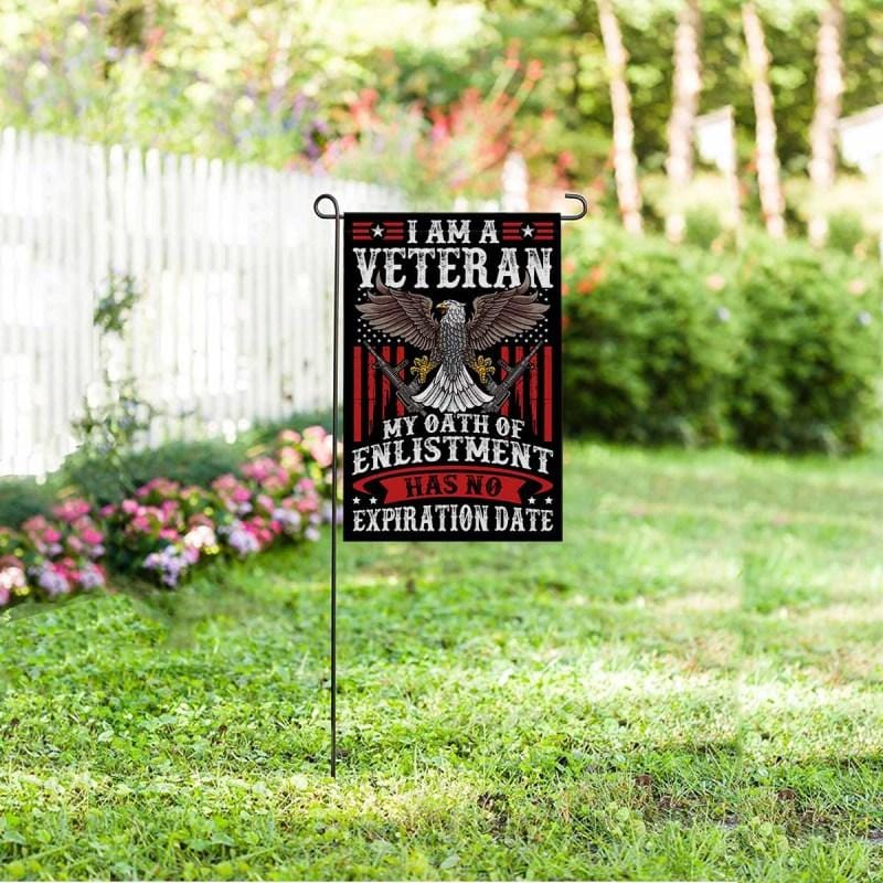 I Am A Veteran My Oath Of Enlistment Has No Expiration Date Flag-Veterans Nation