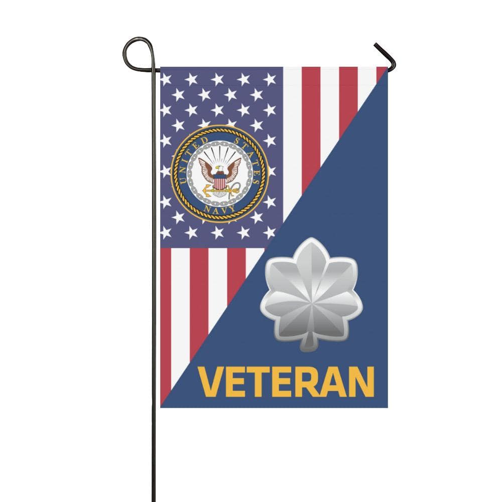 US Navy O-5 Commander O5 CDR Senior Officer Veteran Garden Flag/Yard Flag 12 inches x 18 inches Twin-Side Printing-GDFlag-Navy-Officer-Veterans Nation