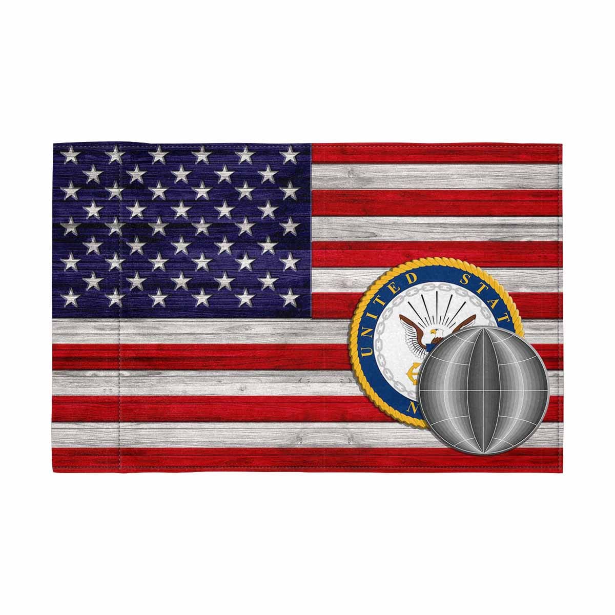 US Navy Electrician_s mate Navy EM Motorcycle Flag 9" x 6" Twin-Side Printing D02-MotorcycleFlag-Navy-Veterans Nation