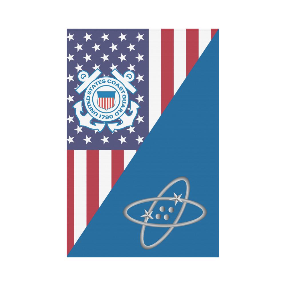 US Coast Guard Electronics Technician ET Garden Flag/Yard Flag 12 inches x 18 inches-GDFlag-USCG-Rate-Veterans Nation