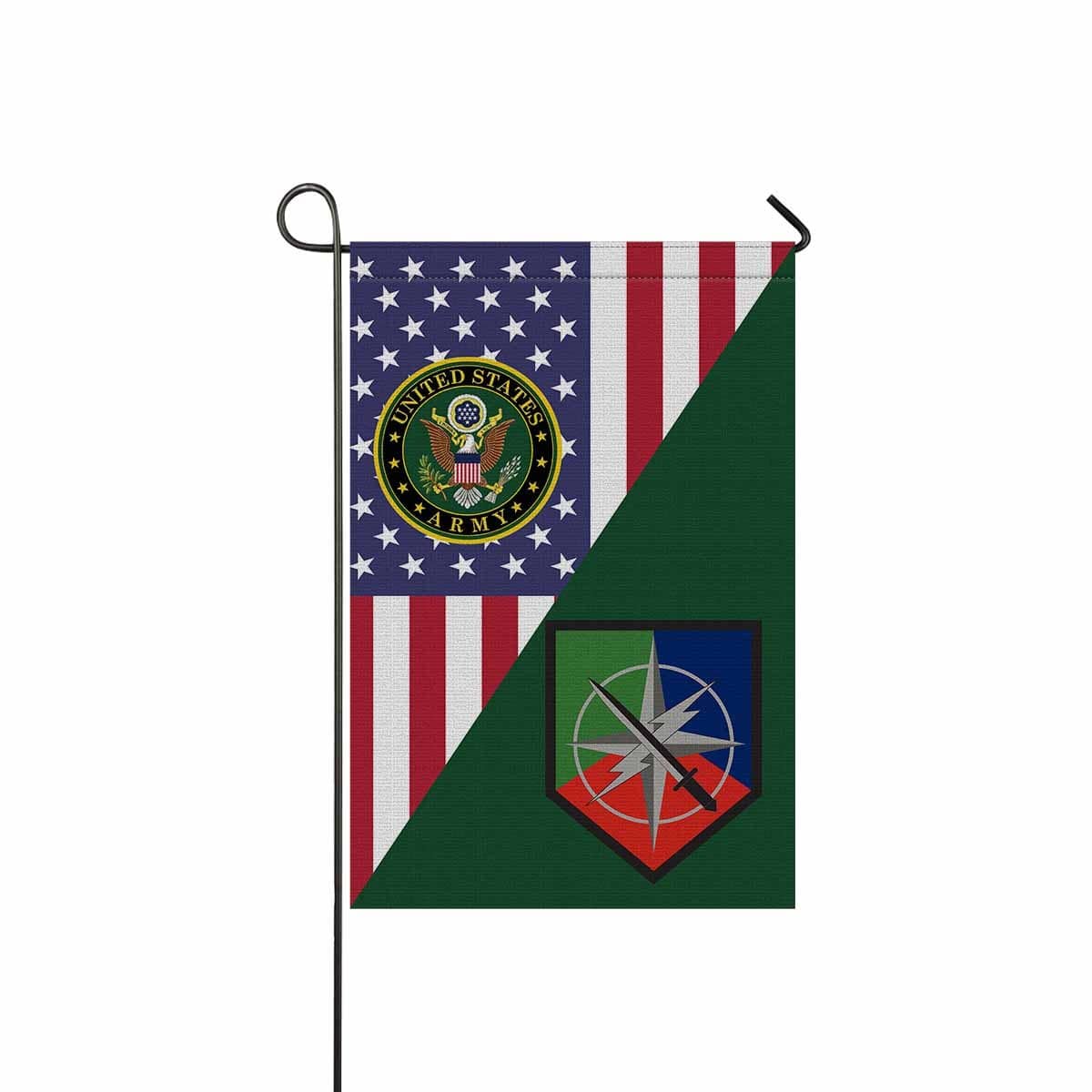 US ARMY 648 MANEUVER ENHANCEMENT BRIGADE Garden Flag/Yard Flag 12 inches x 18 inches Twin-Side Printing-GDFlag-Army-CSIB-Veterans Nation