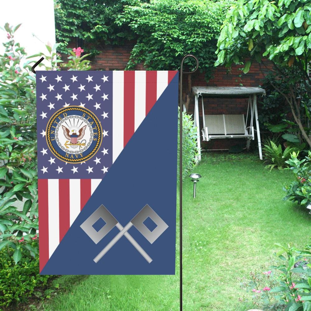 US Navy Signalman Navy SN House Flag 28 inches x 40 inches Twin-Side Printing-HouseFlag-Navy-Rate-Veterans Nation