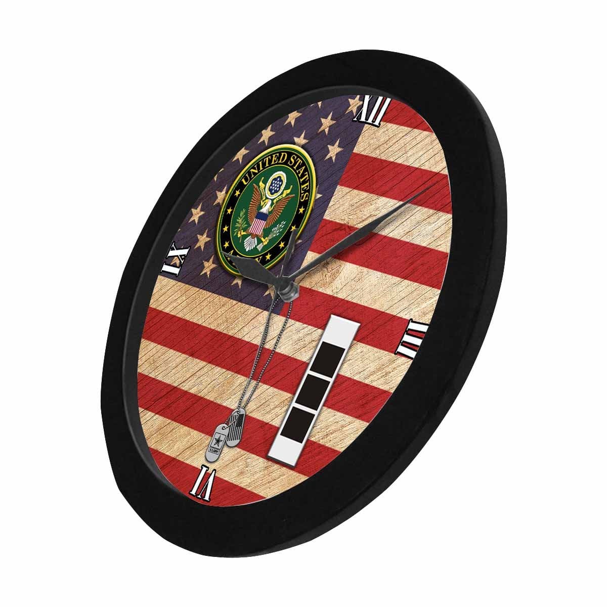 US Army W-3 Chief Warrant Officer 3 W3 CW3 Wall Clock-WallClocks-Army-Ranks-Veterans Nation