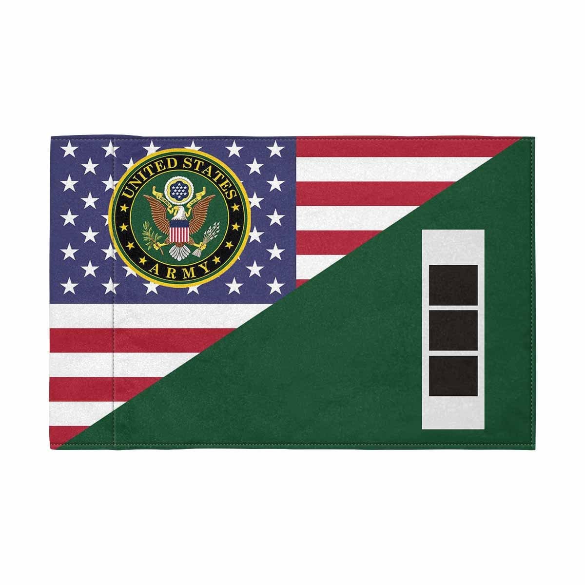 US Army W-3 Motorcycle Flag 9" x 6" Twin-Side Printing D01-Garden Flag-Veterans Nation