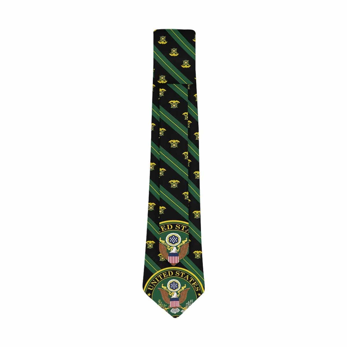 US Army Quartermaster Corps Classic Necktie (Two Sides)-Necktie-Army-Branch-Veterans Nation