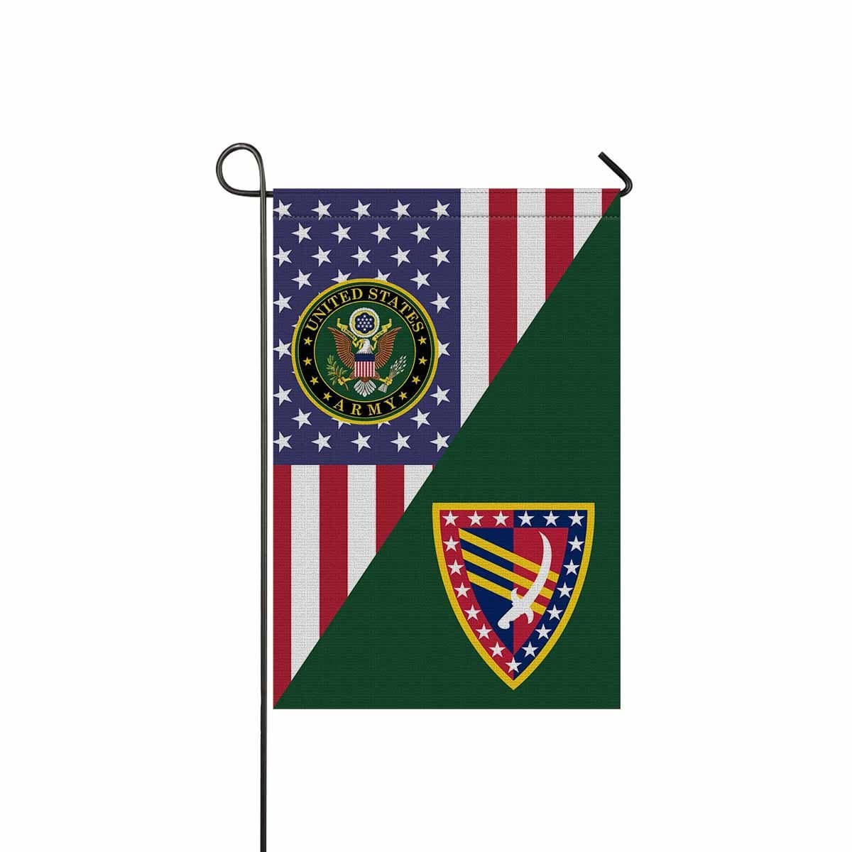 US ARMY 38 SUSTAINMENT BRIGADE Garden Flag/Yard Flag 12 inches x 18 inches Twin-Side Printing-GDFlag-Army-CSIB-Veterans Nation