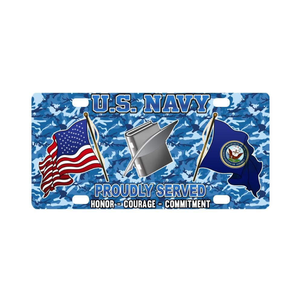 U.S Navy Personnel Specialist Navy PS - Classic License Plate-LicensePlate-Navy-Rate-Veterans Nation